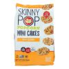 Skinnypop Mini Cheddar Popcorn Cakes - Case of 4 - 5 OZ