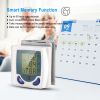 Blood Pressure Monitor Wrist Digital High Blood Pressure Cuff Heartbeat Tester with 60 Reading Memory